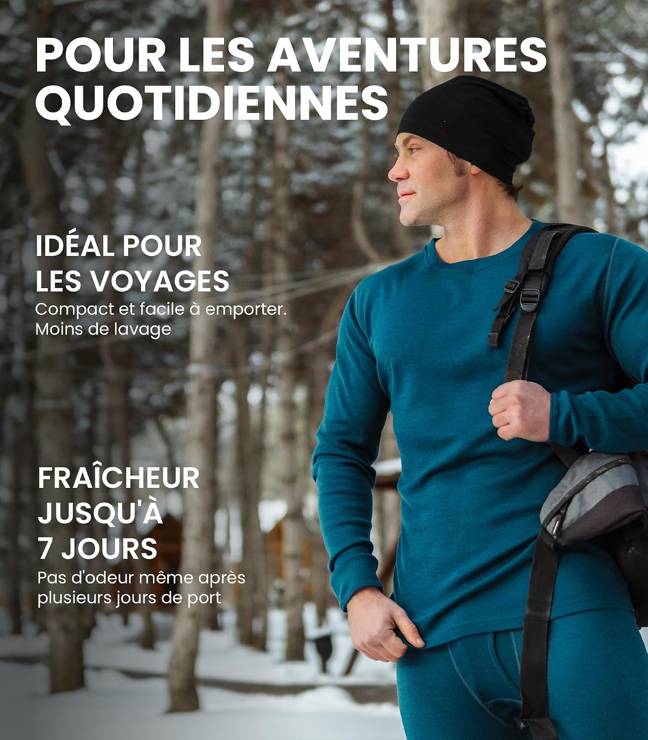 Thumbnail 4 de Merino.tech Chemise Homme Heavyweight 320g