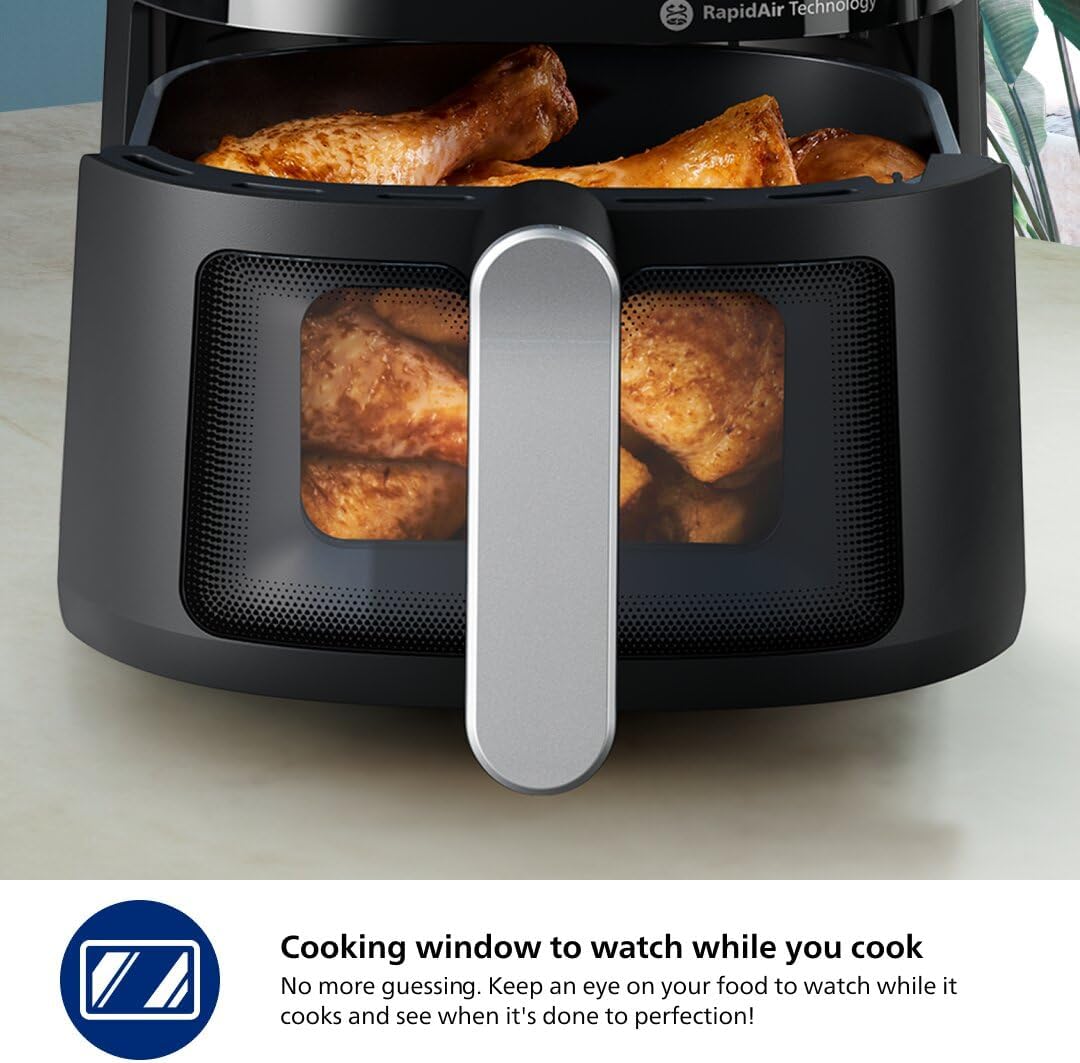 Thumbnail 3 de Philips 2000 Series NA221/00 Air Fryer, 4.4 QT, Cooking Window