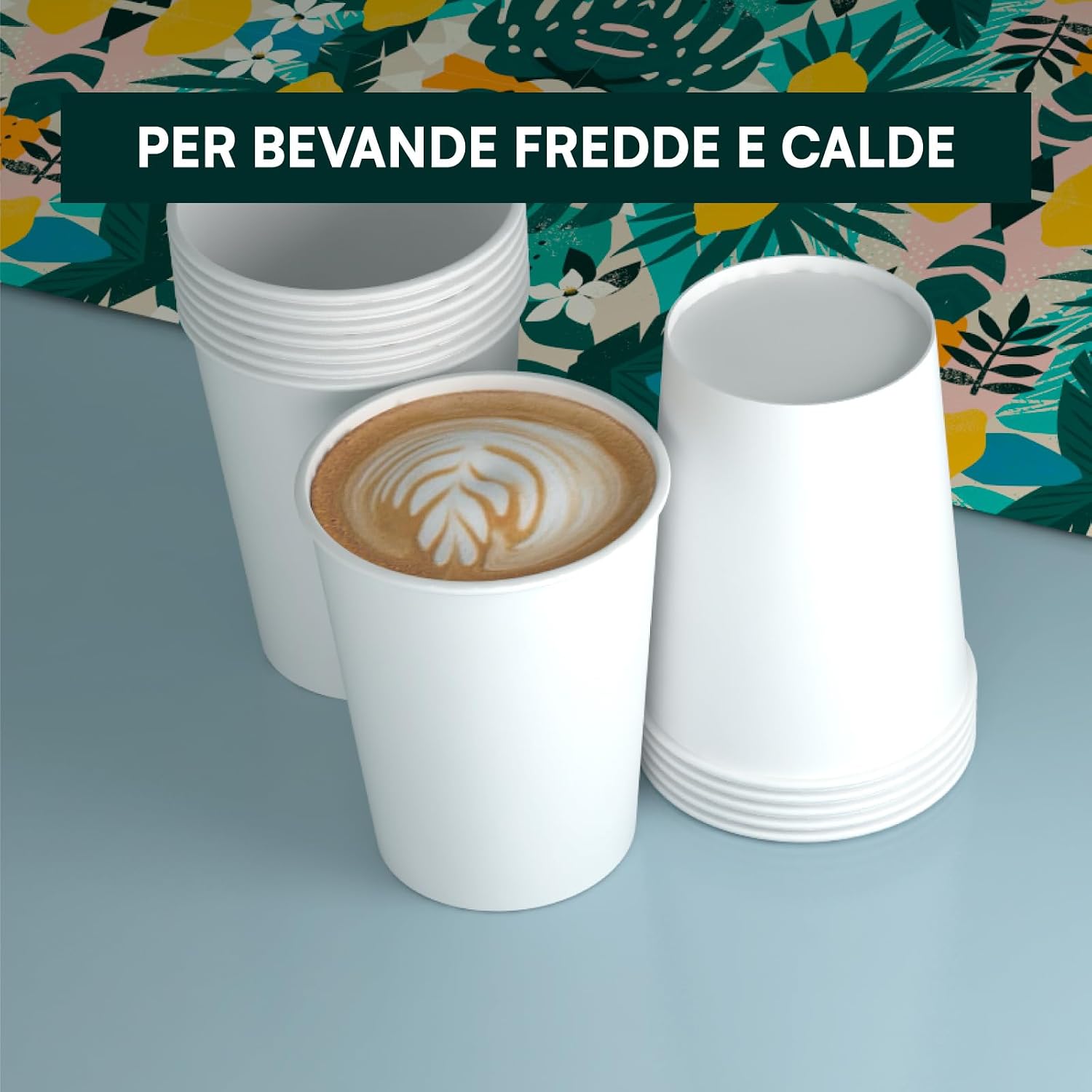 Detalle 2 de Baciato Caffè 1000 bicchieri carta 200ml 🥤