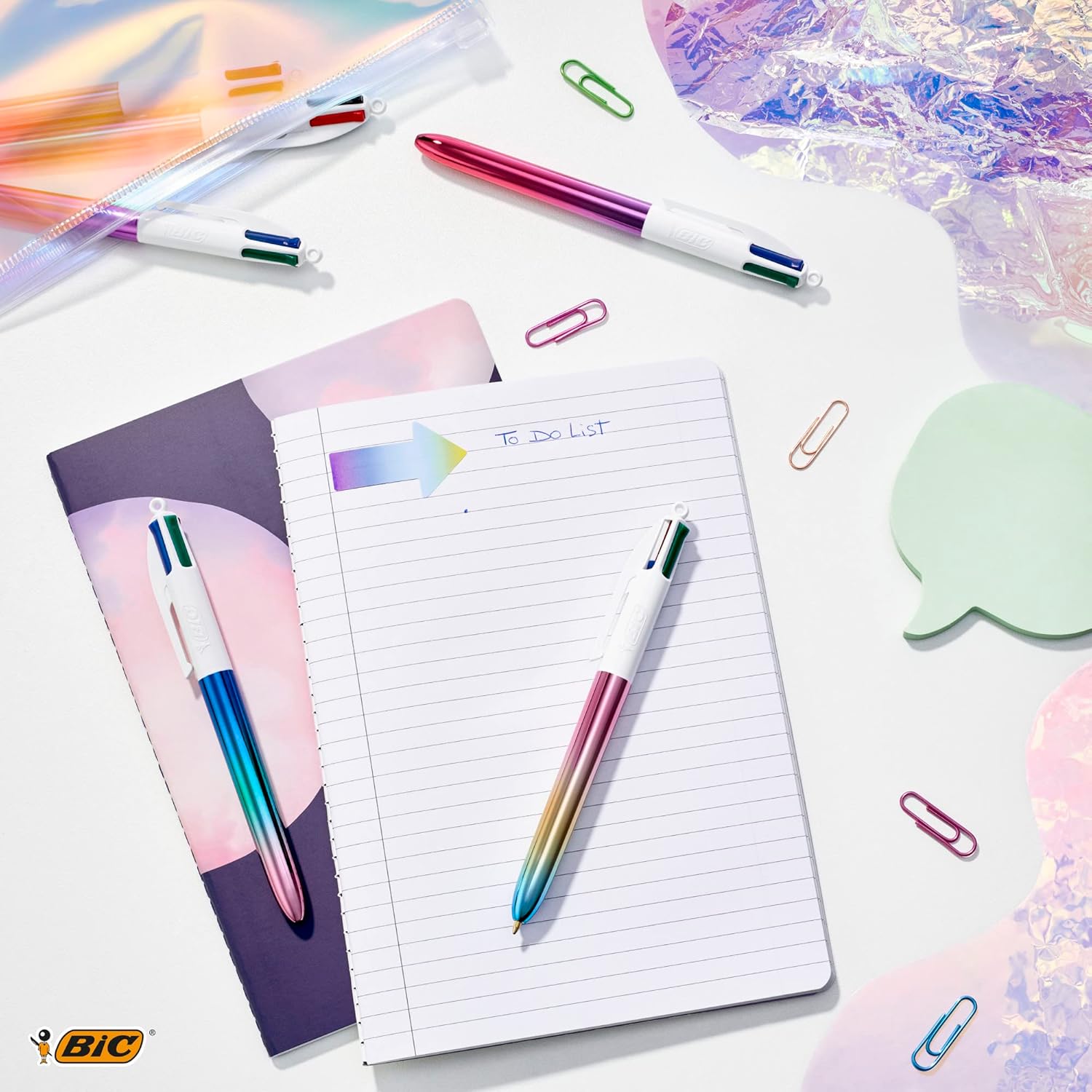 Thumbnail 6 de BIC 4 Colours Gradient Pen 5 Pack
