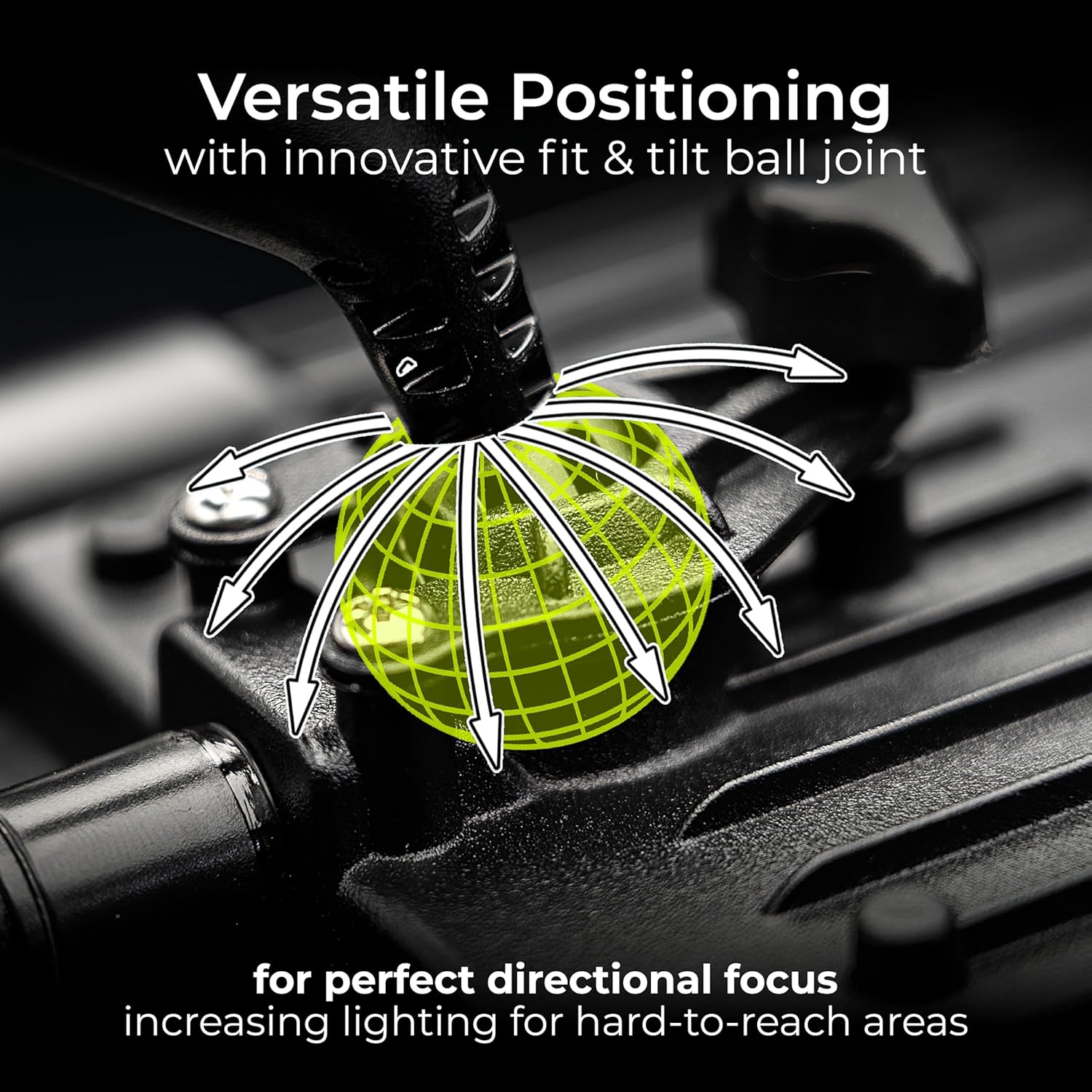 Thumbnail 4 de Luceco Essence Outdoor Security LED Floodlight with PIR Motion Sensor (EFLD10B40P) – IP65 10W, 4000K