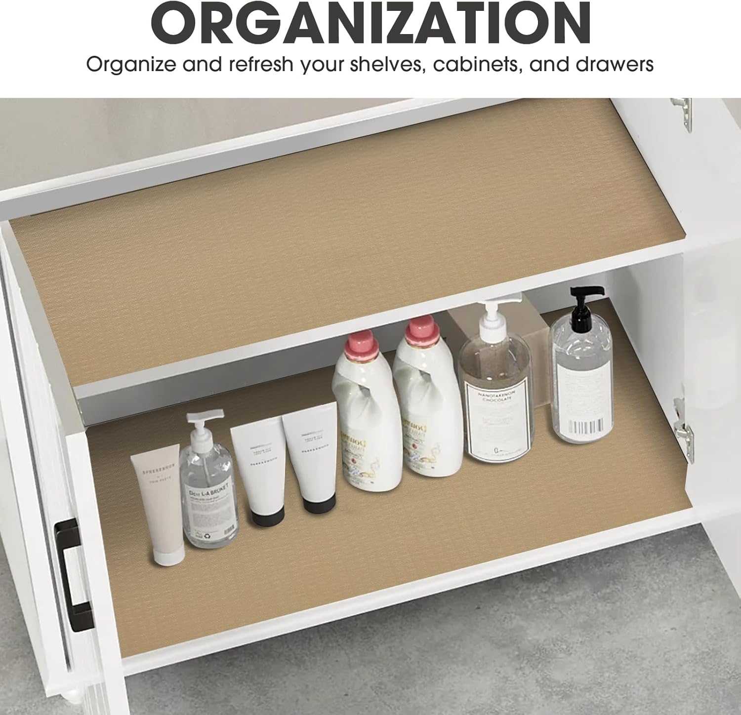Thumbnail 6 de ALIUNI Drawer and Shelf Liner, Beige