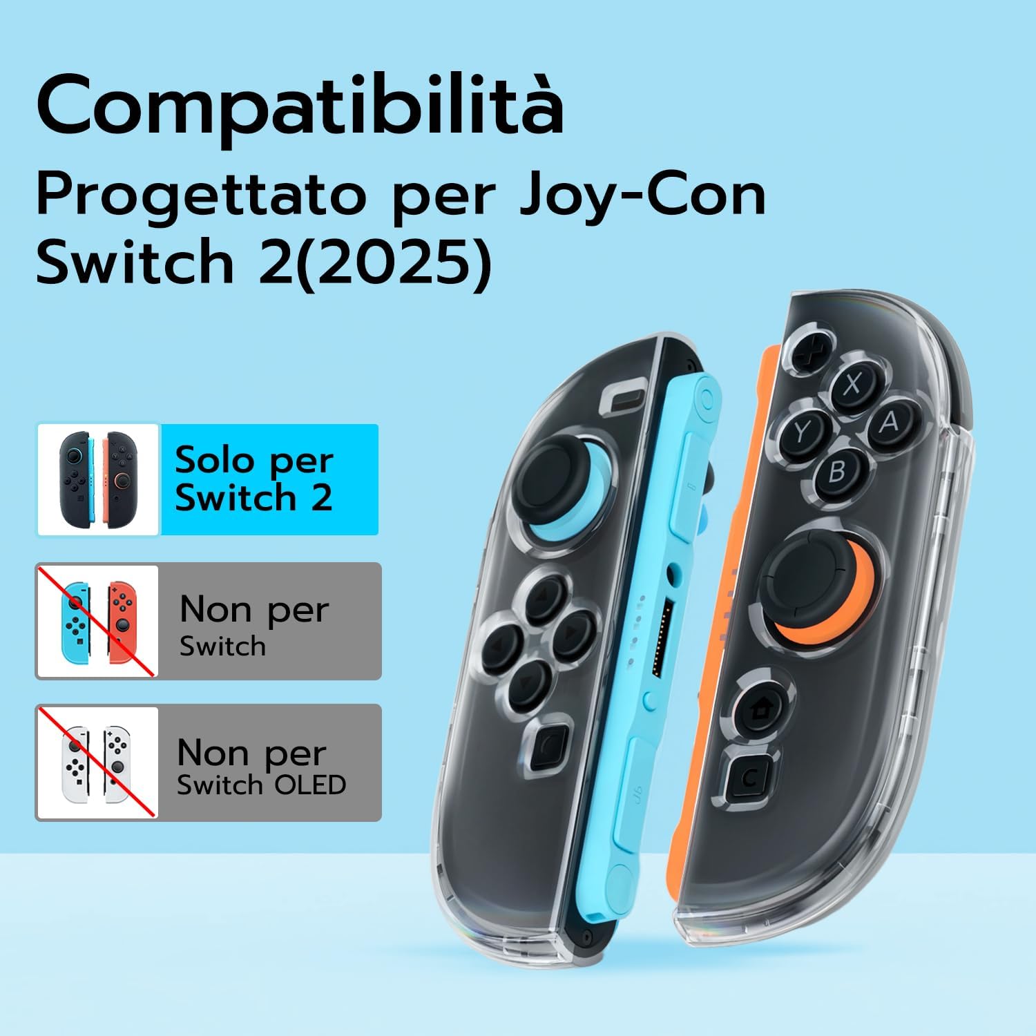 Detalle 2 de Mcbazel Custodia per Joy‑Con Switch 2