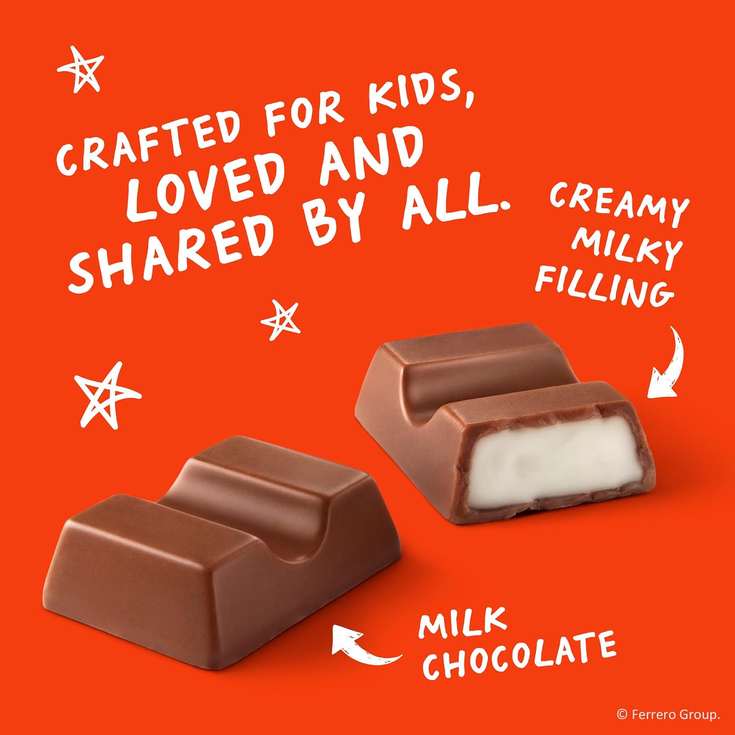 Detalle 1 de Kinder Chocolate Mini 10009800512642 Halloween Candy Bars, 29.2 oz Bulk