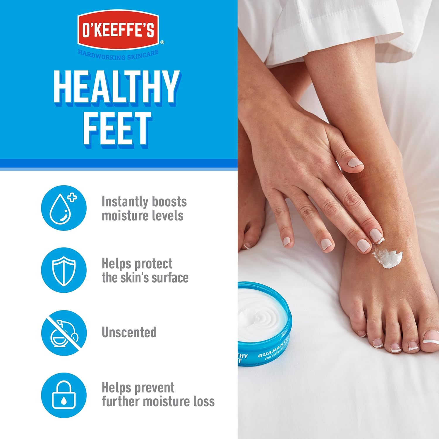 Thumbnail 1 de O'Keeffe's Healthy Feet Jar 91g — Foot Cream for Very Dry Skin