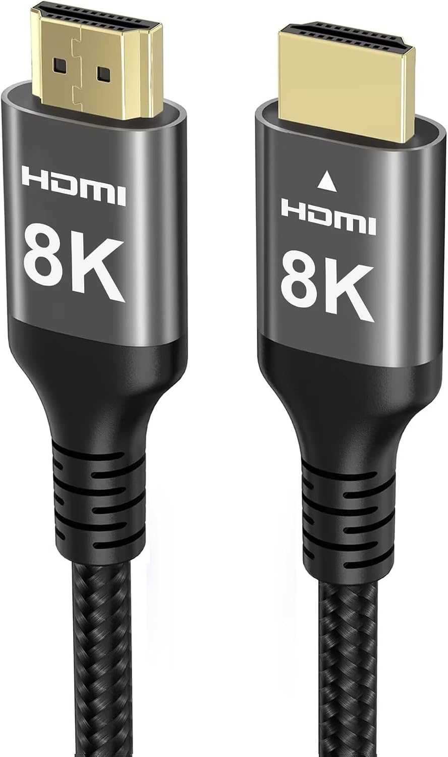 Detalle de Ubluker 8K HDMI Kabel 15m – Nylon-Geflochtenes High Speed Kabel mit 48 Gbps, 8K/60Hz bis 4K/120Hz, eARC/ARC, HDR10+