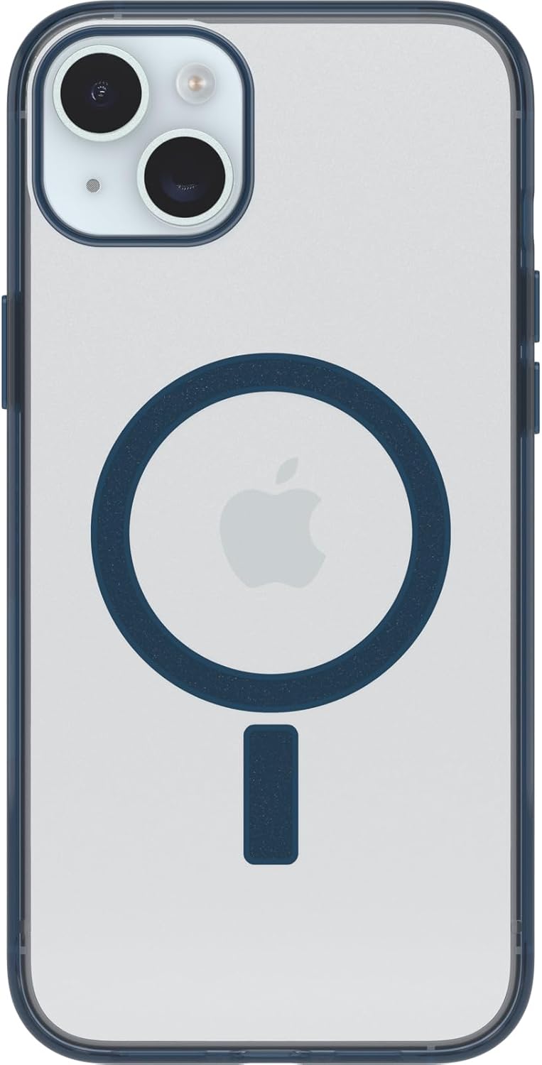 Thumbnail 1 de OtterBox Clear Case Serie per iPhone 15 Plus con MagSafe – Ultra sottile, resistente a shock e cadute (Mako)