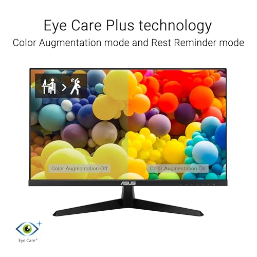 Detalle de ASUS Moniteur VY279HGR Eye Care – 27 pouces FHD IPS, 120 Hz (OC), Ultra-confort visuel