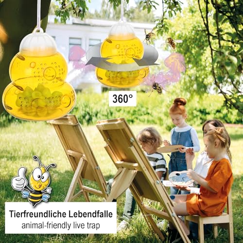 Detalle 2 de Wilhelm Sell 2X Sell® Pièges à Insectes Suspendus en Plastique – kit double