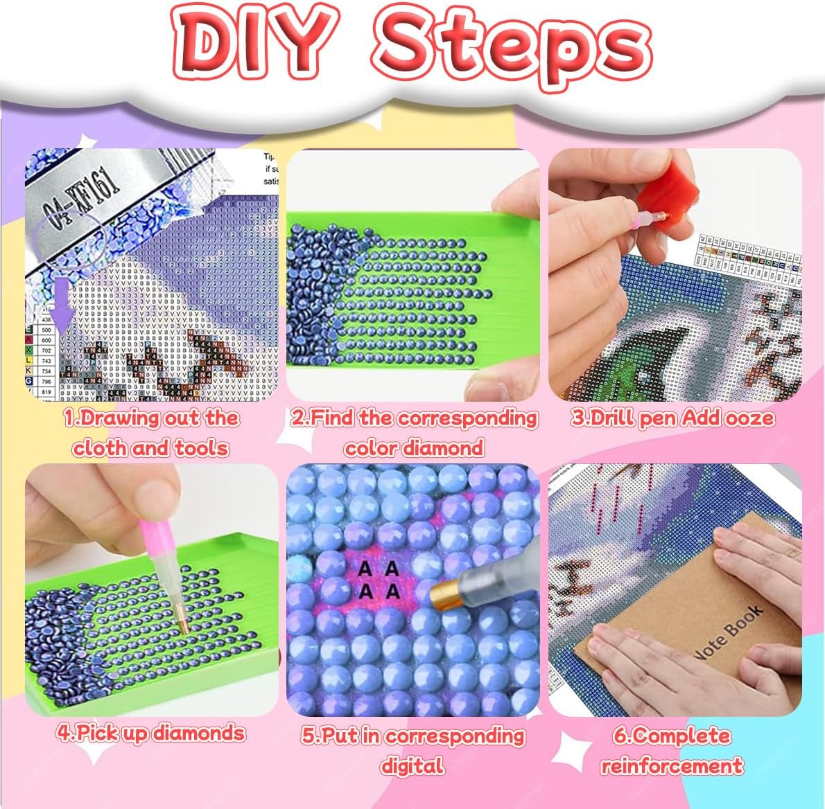Thumbnail 6 de eimivrc Diamond Art Kit, 12x12 inch