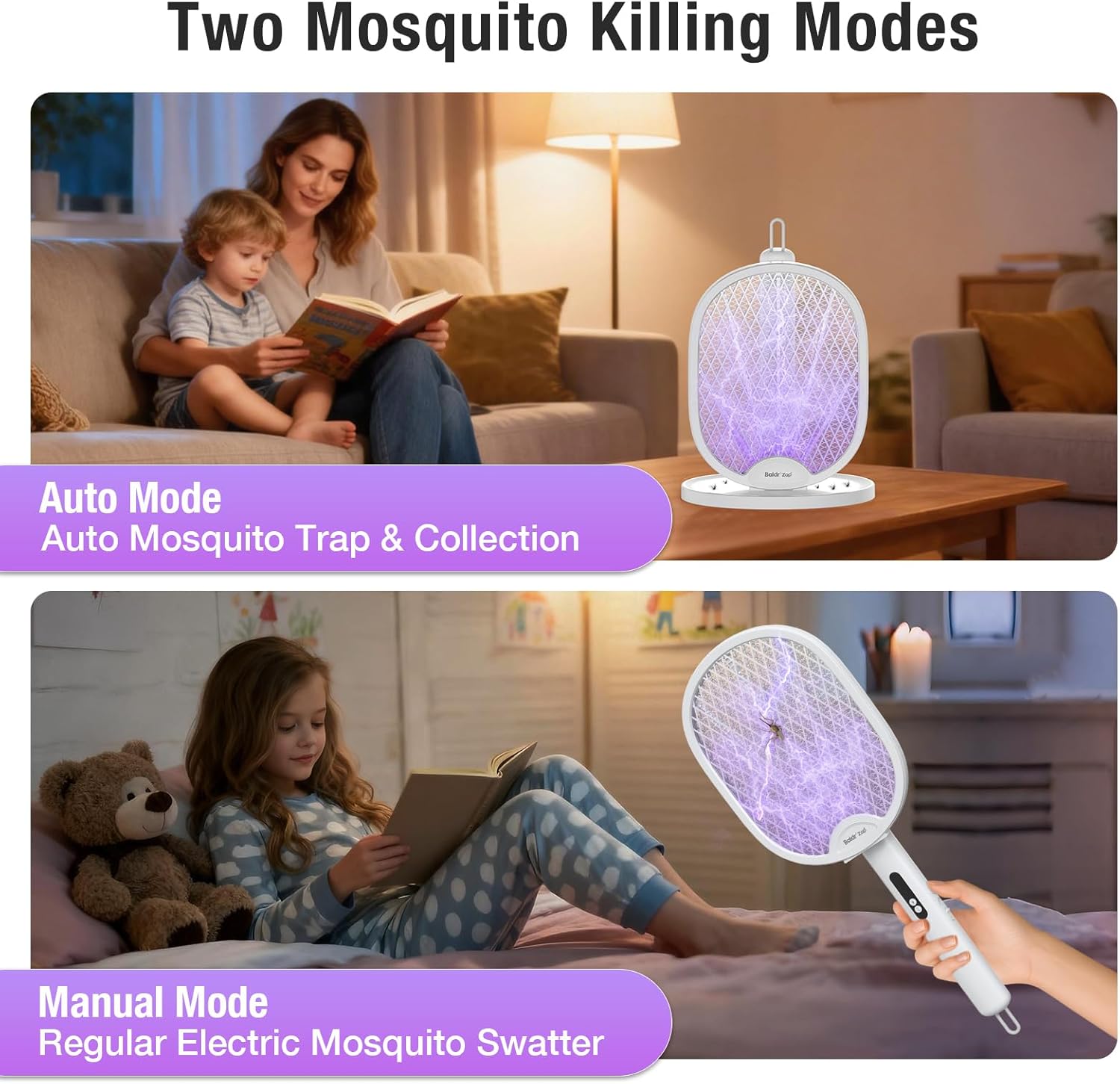 Detalle de BALDR Electric Fly Swatter, 1200mAh