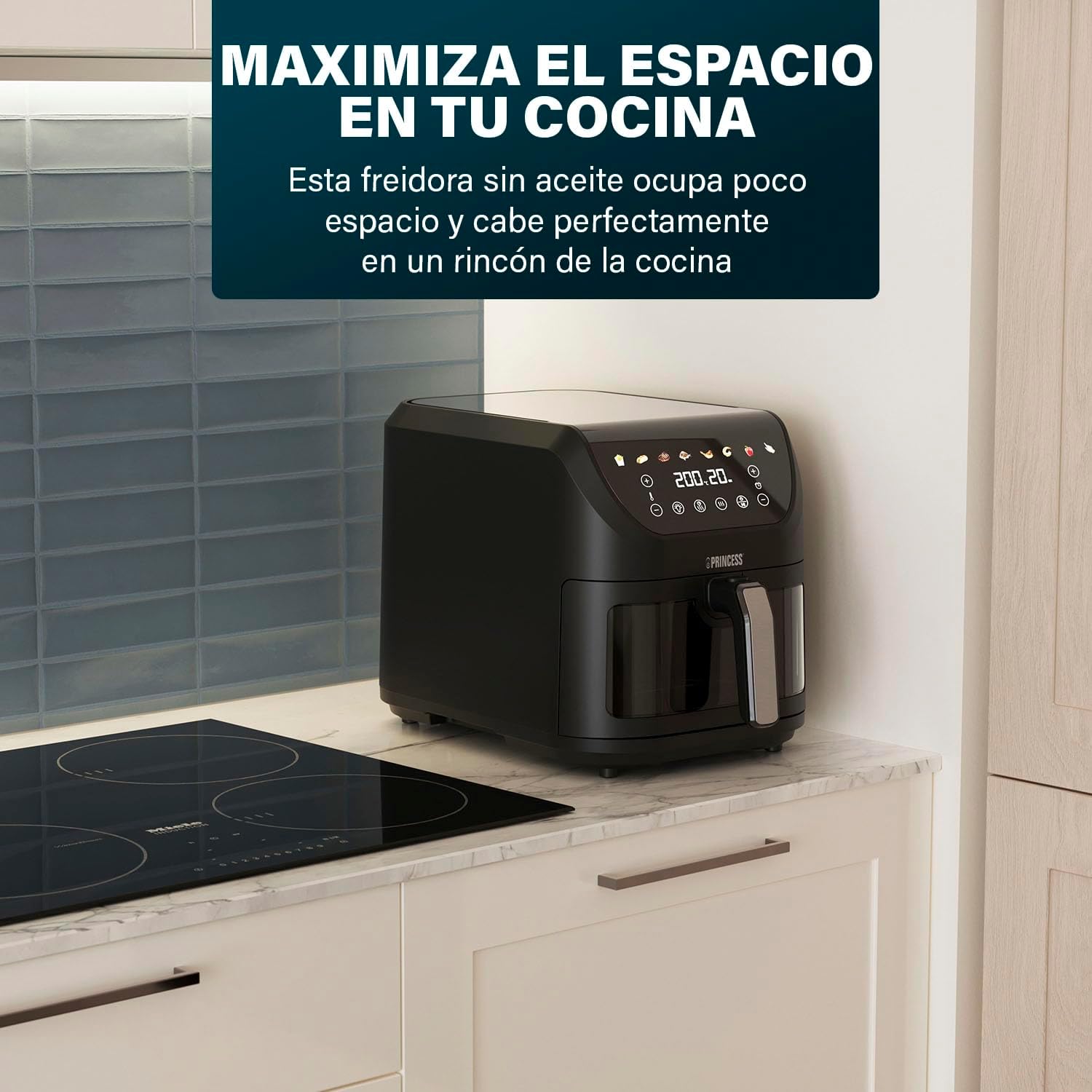 Thumbnail 6 de Princess SlimFry Airfryer 🍟 8L, 2000W, Pantalla Digital, 8 Programas