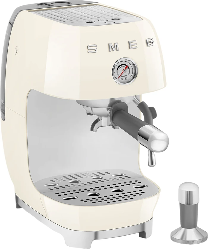 Thumbnail 9 de Smeg ECF03CREU Creme: Espressomaschine mit Manometer, cremigem Cappuccino und Latte Art