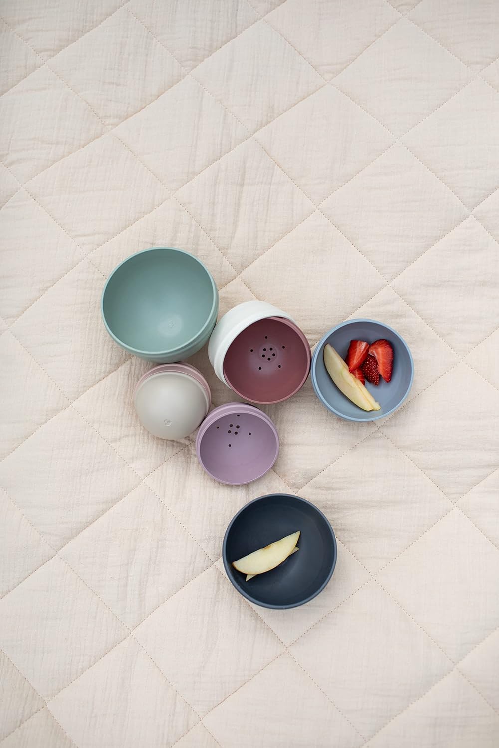Detalle 2 de Bibs Jouet 8 tasses empilables avec balle