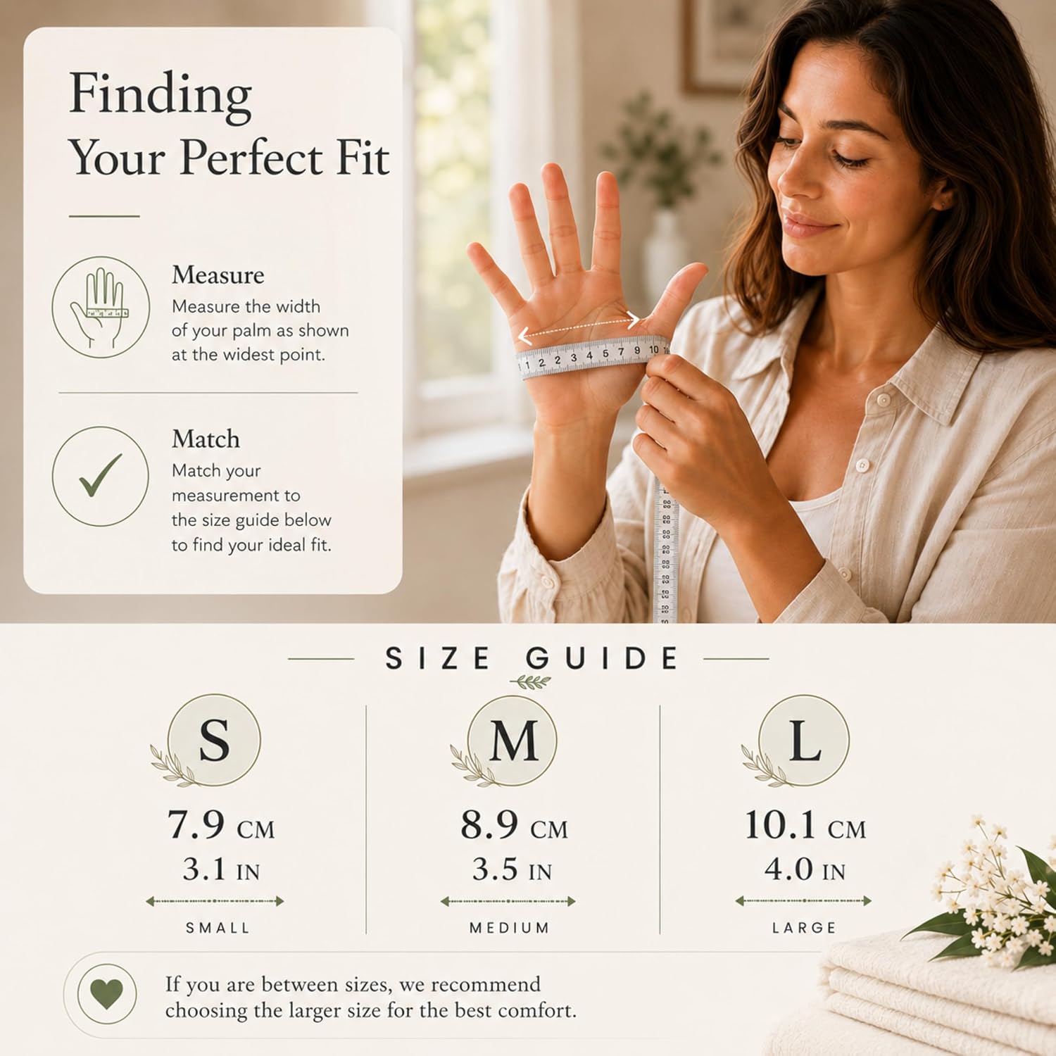 Detalle de Cotton Gloves for Eczema: 8 Pairs of White, Overnight Moisturising Gloves