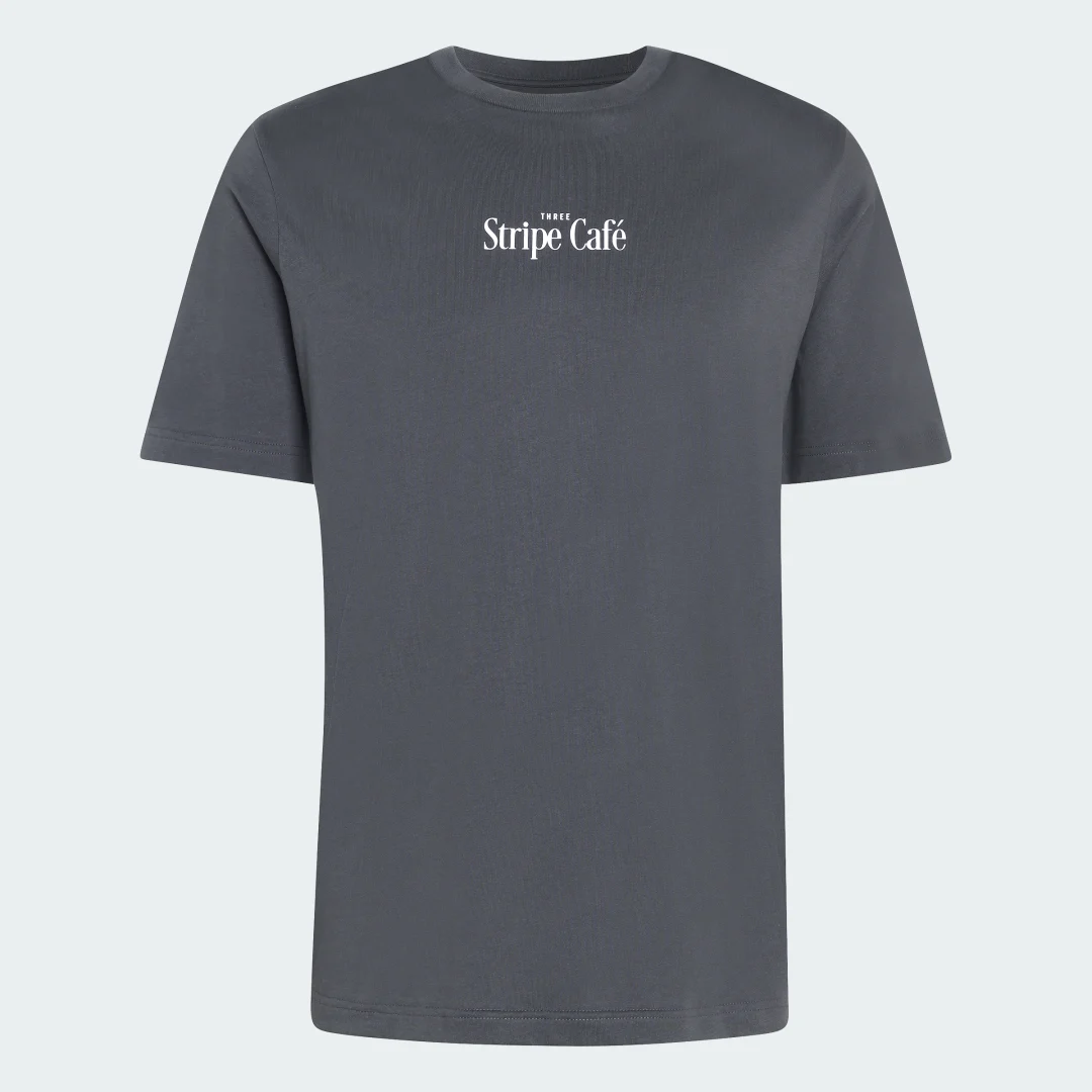 Thumbnail 3 de Camiseta estampada Coffee Café Donut Box de Adidas — Gris