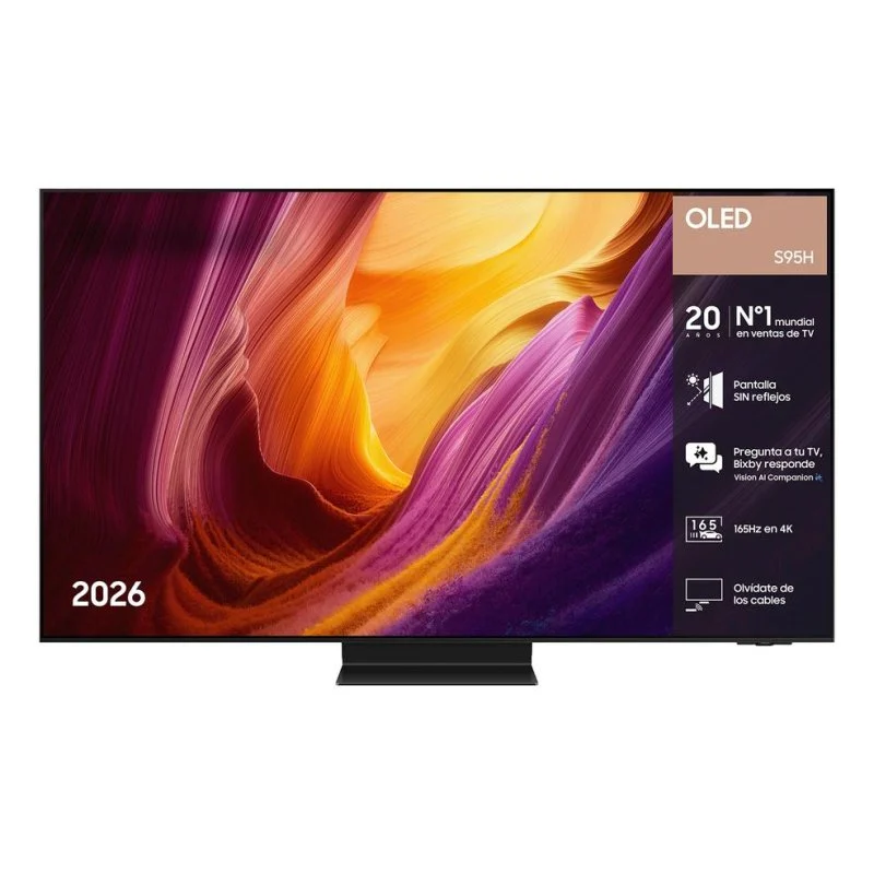 Detalle de Samsung OLED S95H 65" (TQ65S95HFTXXC): OLED 4K 165 Hz para cine en casa y gaming de alto nivel