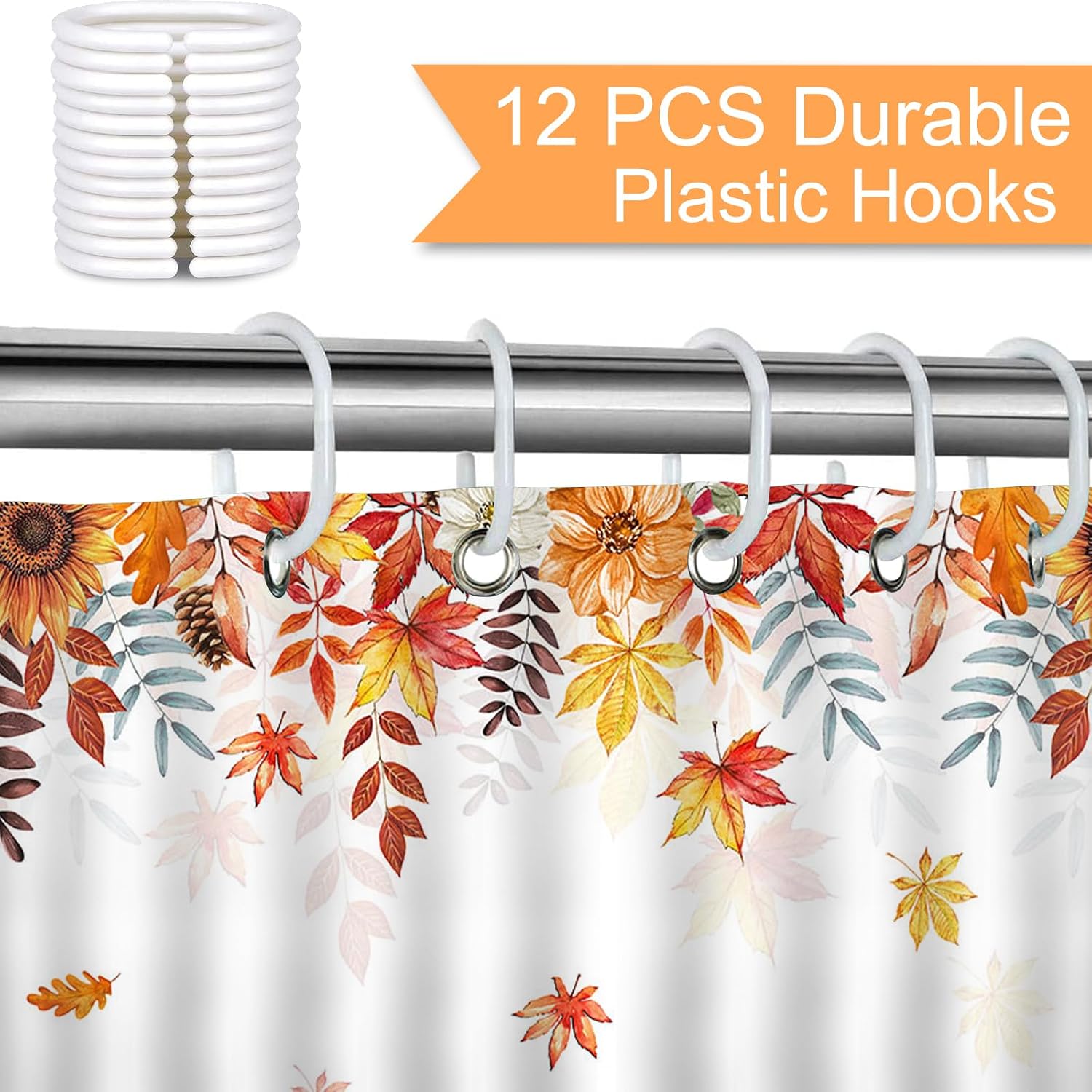 Thumbnail 6 de Mocsicka Polyester Shower Curtain