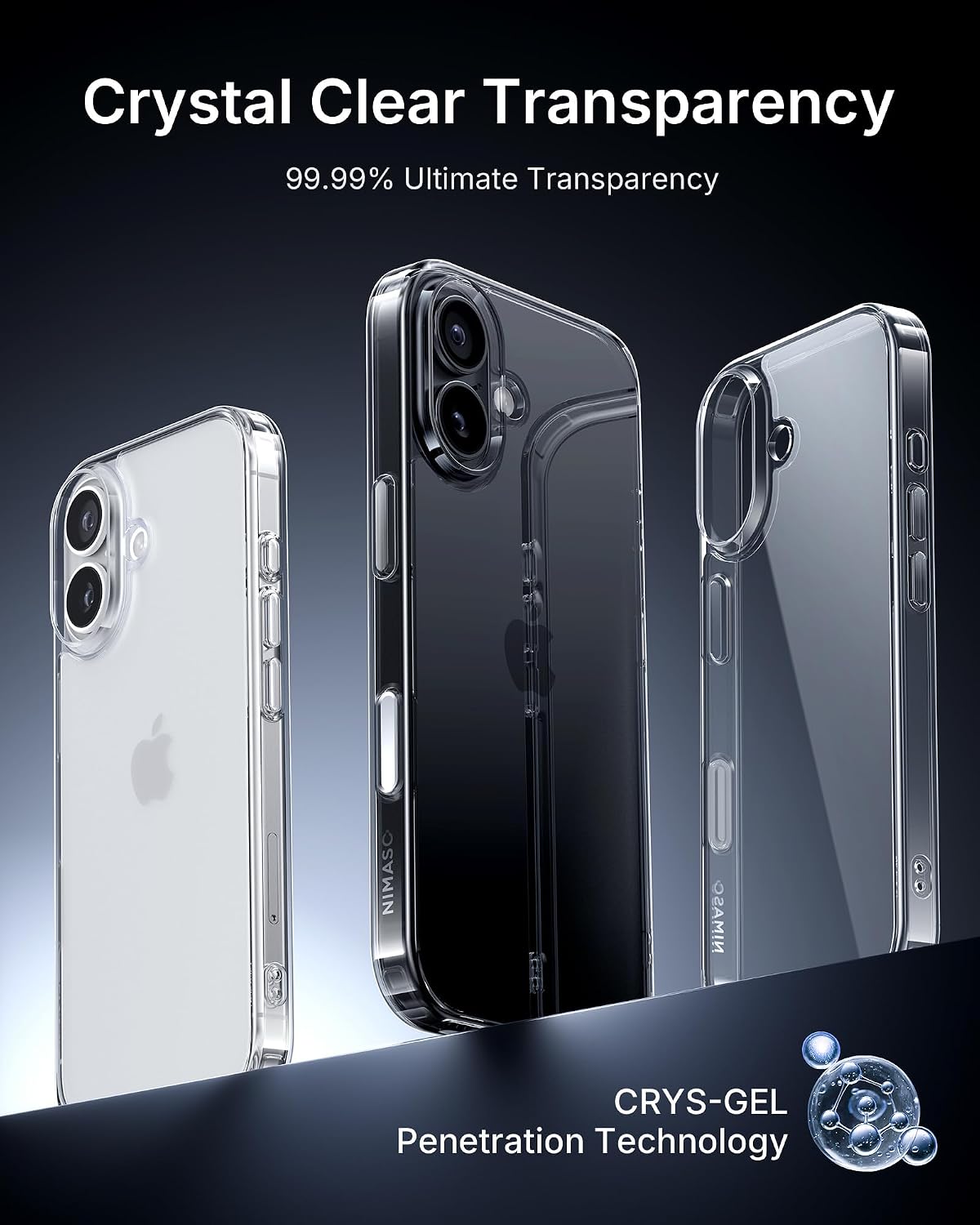Thumbnail 2 de NIMASO Clear Case for iPhone 17