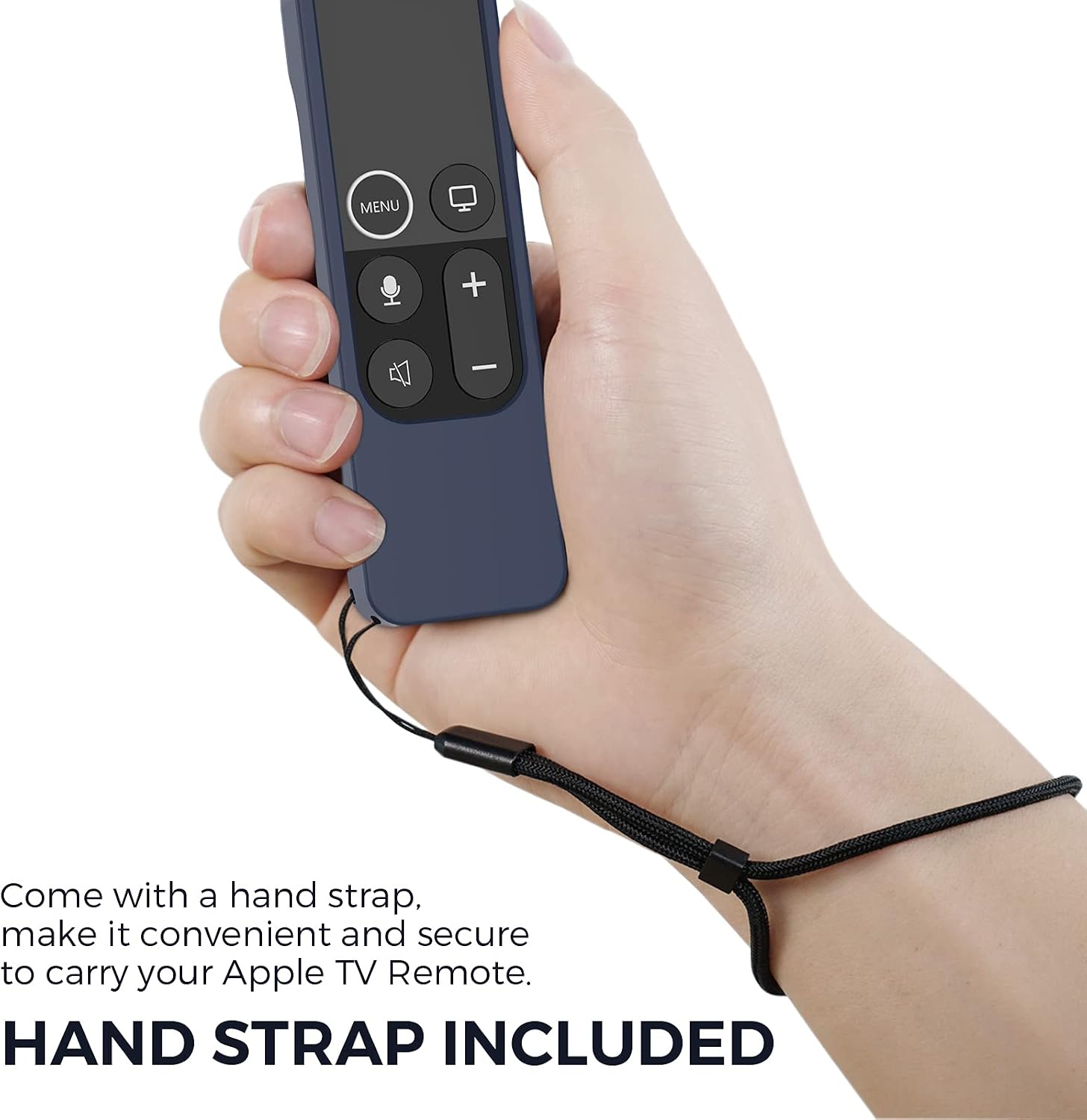Thumbnail 4 de AhaStyle Protective Case for Apple TV Siri Remote with AirTag Holder (Midnight Blue)