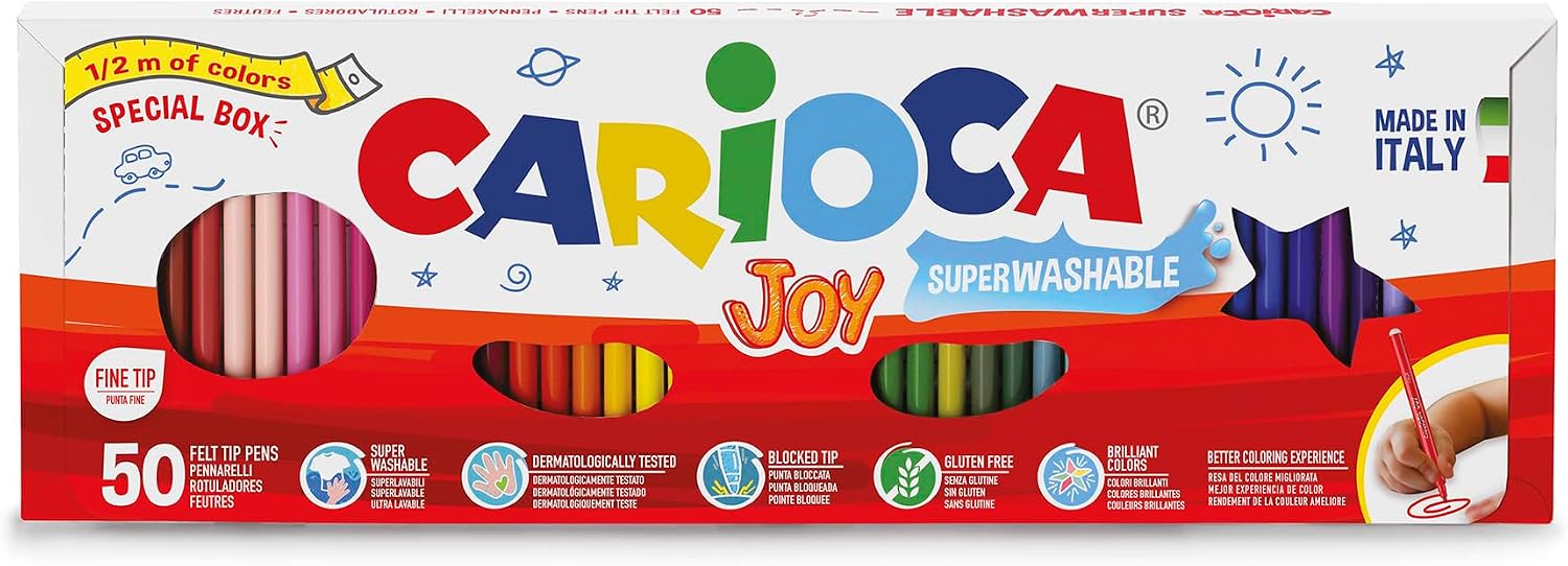 Thumbnail 6 de CARIOCA Pennarelli Joy Box 36 pezzi pennarelli colorati