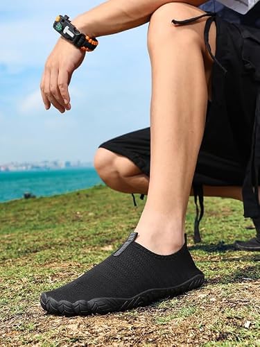 Detalle de Zapatillas anfibias ziitop Unisex – Zapatos descalzos para playa y agua, secado rápido y antideslizantes