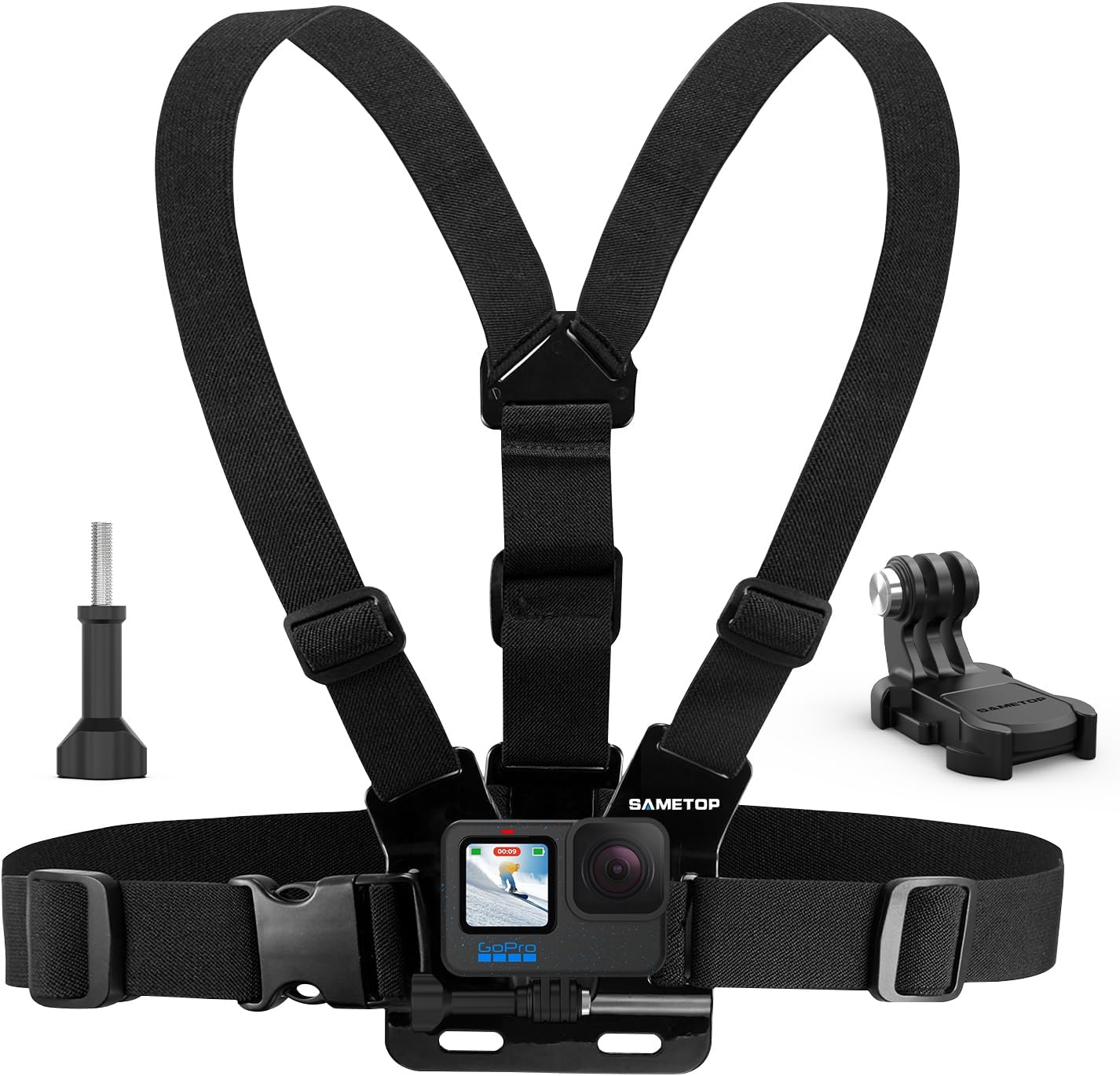 Detalle de Sametop Chest Mount Harness for GoPro and Action Cameras
