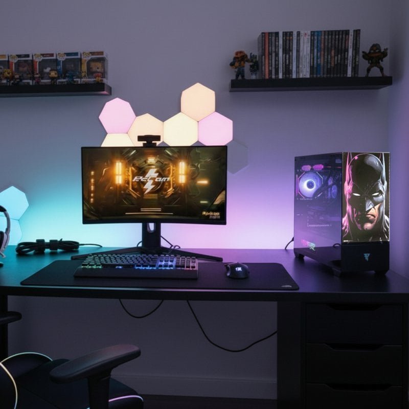 Detalle 2 de PcCom Ready Ryzen 7 5800X: 32GB RAM, 1TB SSD y RTX 5060 Ti 16GB V2 con Windows 11 Home Batman I Edition