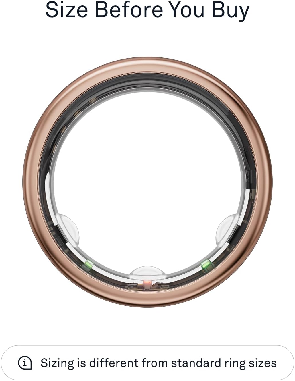 Thumbnail 1 de Oura Ring Gen3 Horizon Misura 13 Rose Gold – monitora sonno, frequenza cardiaca e fitness fino a 7 giorni