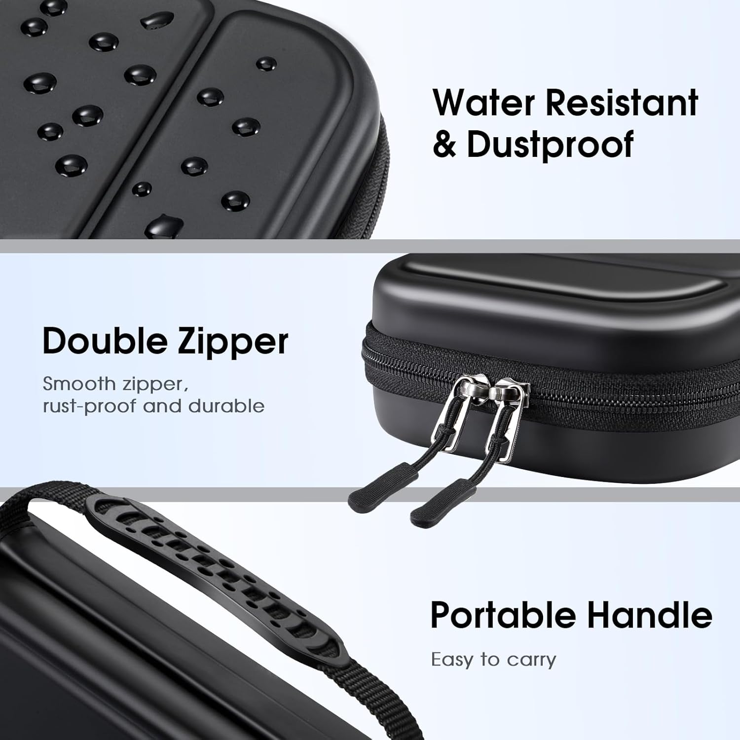 Detalle de FINTIE Carrying Case for Nintendo Switch 2 (2025) – Shockproof Hard Shell with Card Slots & Inner Pocket