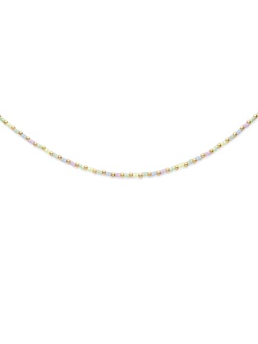 Detalle de SINGULARU Collar Mujer Joy Colors, acero bañado en oro 18 kt