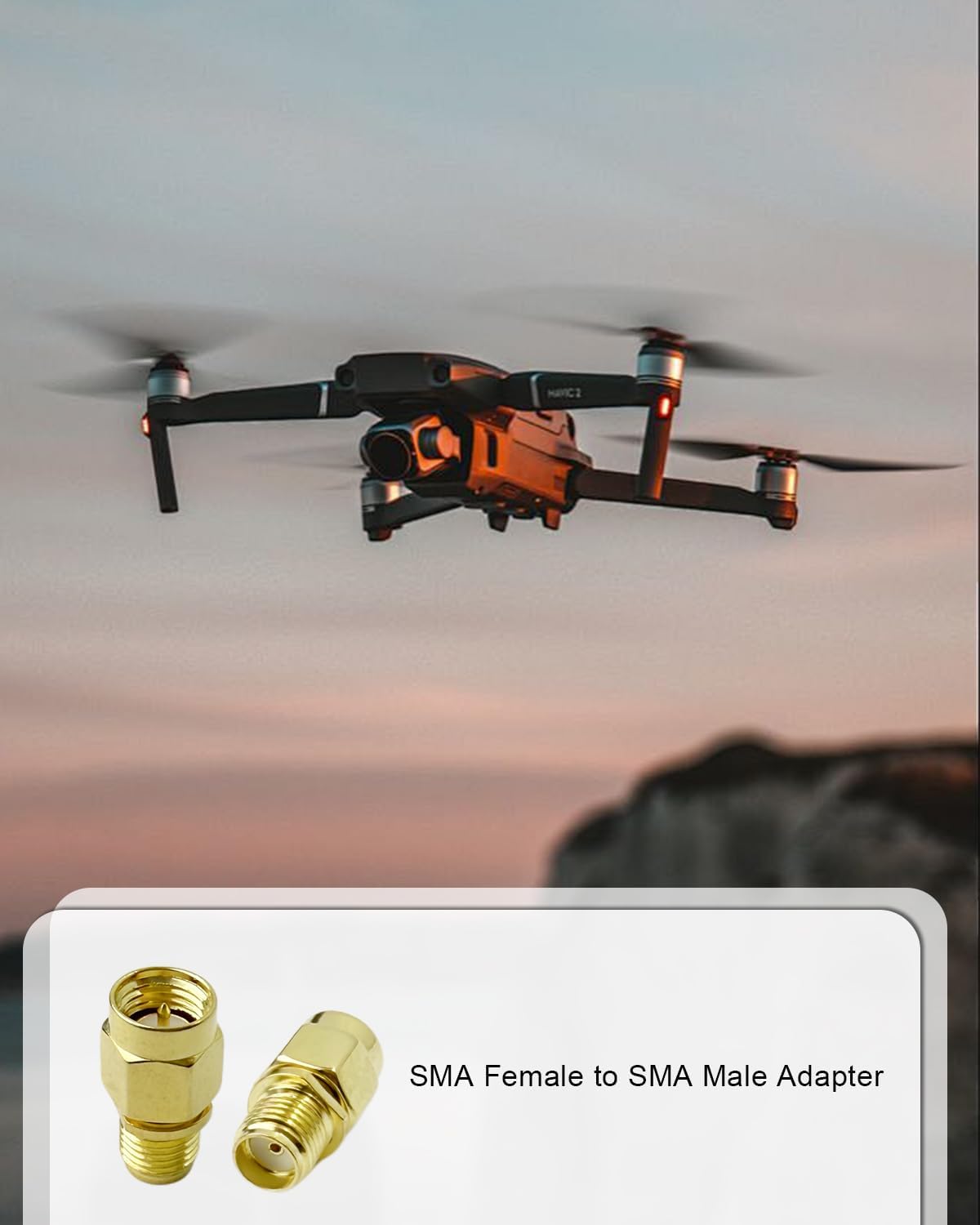 Thumbnail 6 de SPTSSWET SMA Female to SMA Male Adapter RF Coax – 2 Pack