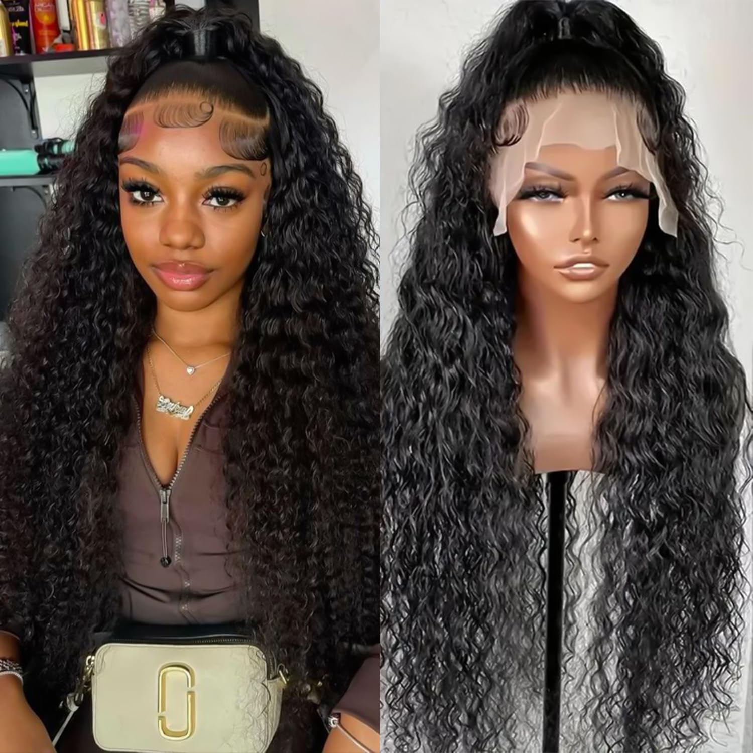 Thumbnail 6 de ADESORAES 360 Lace Wig 24 Inch 180% Density