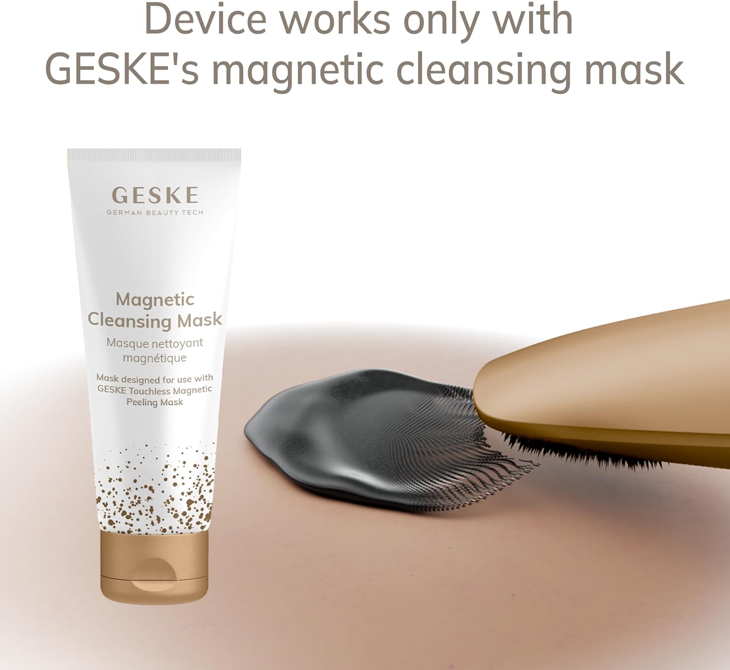 Detalle de GESKE Maschera peeling magnetica 5 in 1 SmartAppGuided™ – pulizia profonda e routine personalizzata