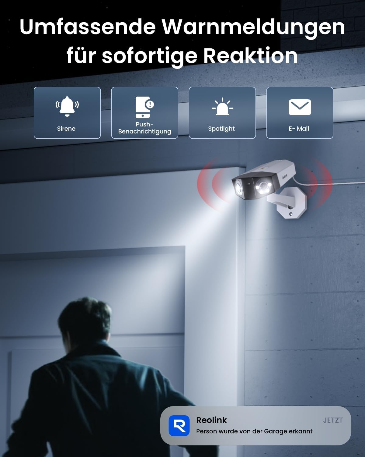 Detalle 2 de Reolink Duo 3 PoE 16MP Überwachungskamera