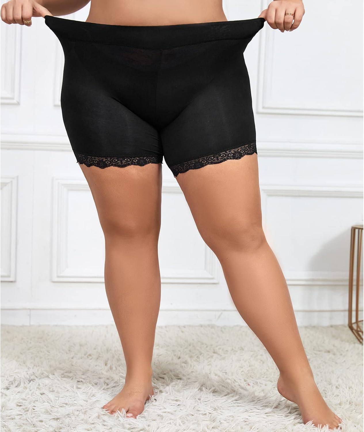 Detalle 2 de WEASIC Anti Chafing Shorts for Women: Under-Dress Shorties That Move with You