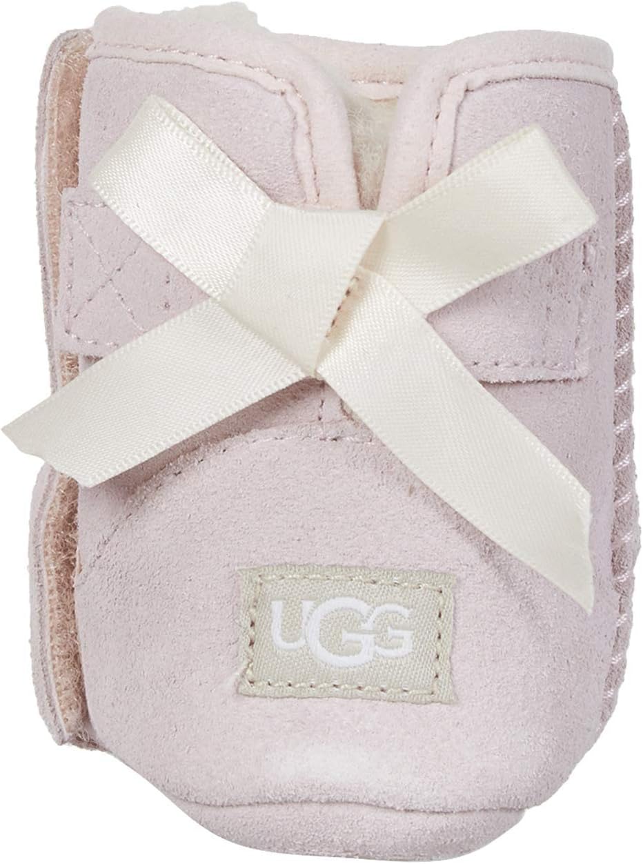 Detalle de UGG Infant Bootie and Beanie Set in Suede