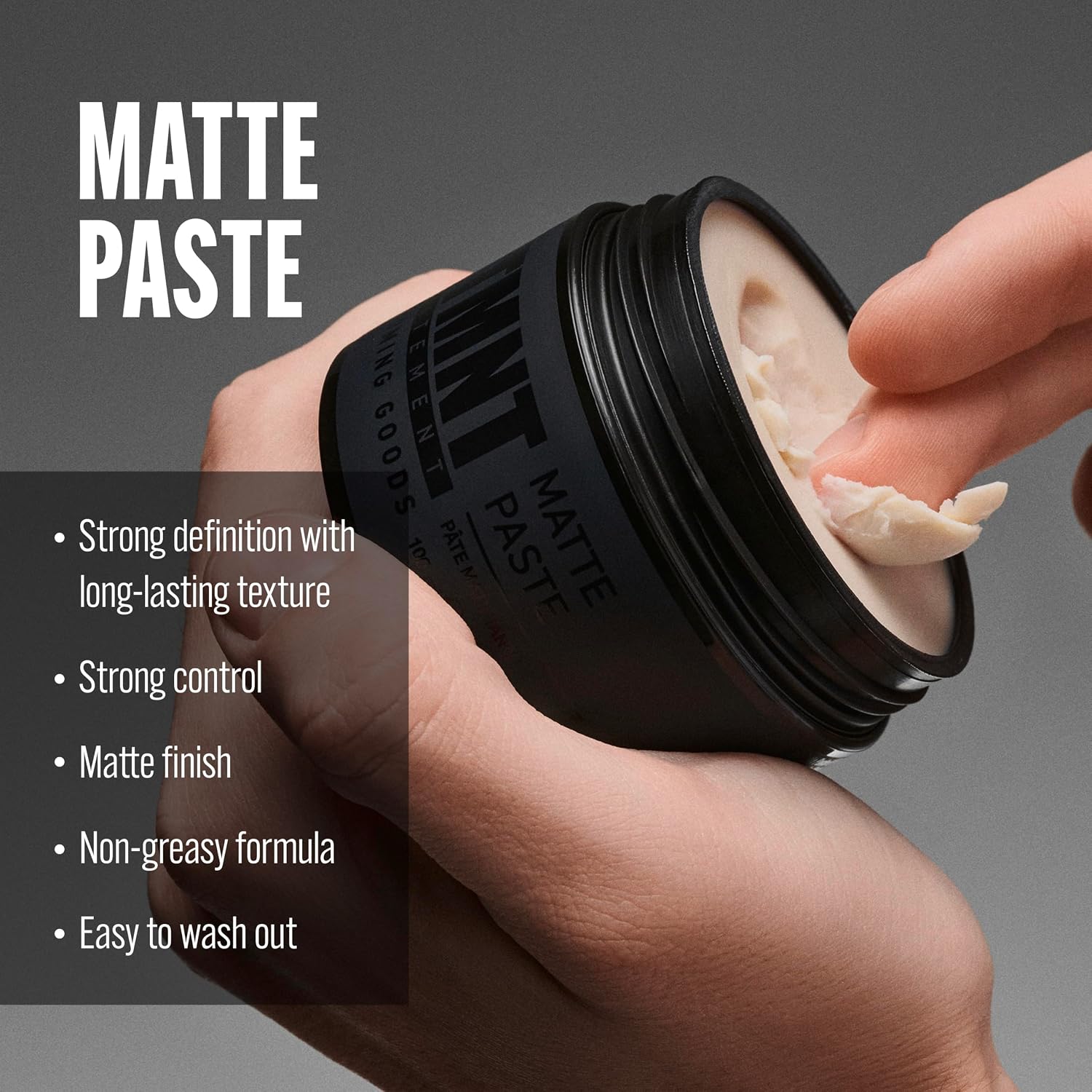 Detalle 2 de STMNT STATEMENT GROOMING GOODS Matte Paste – Ultra-mattes Finish mit starkem Halt