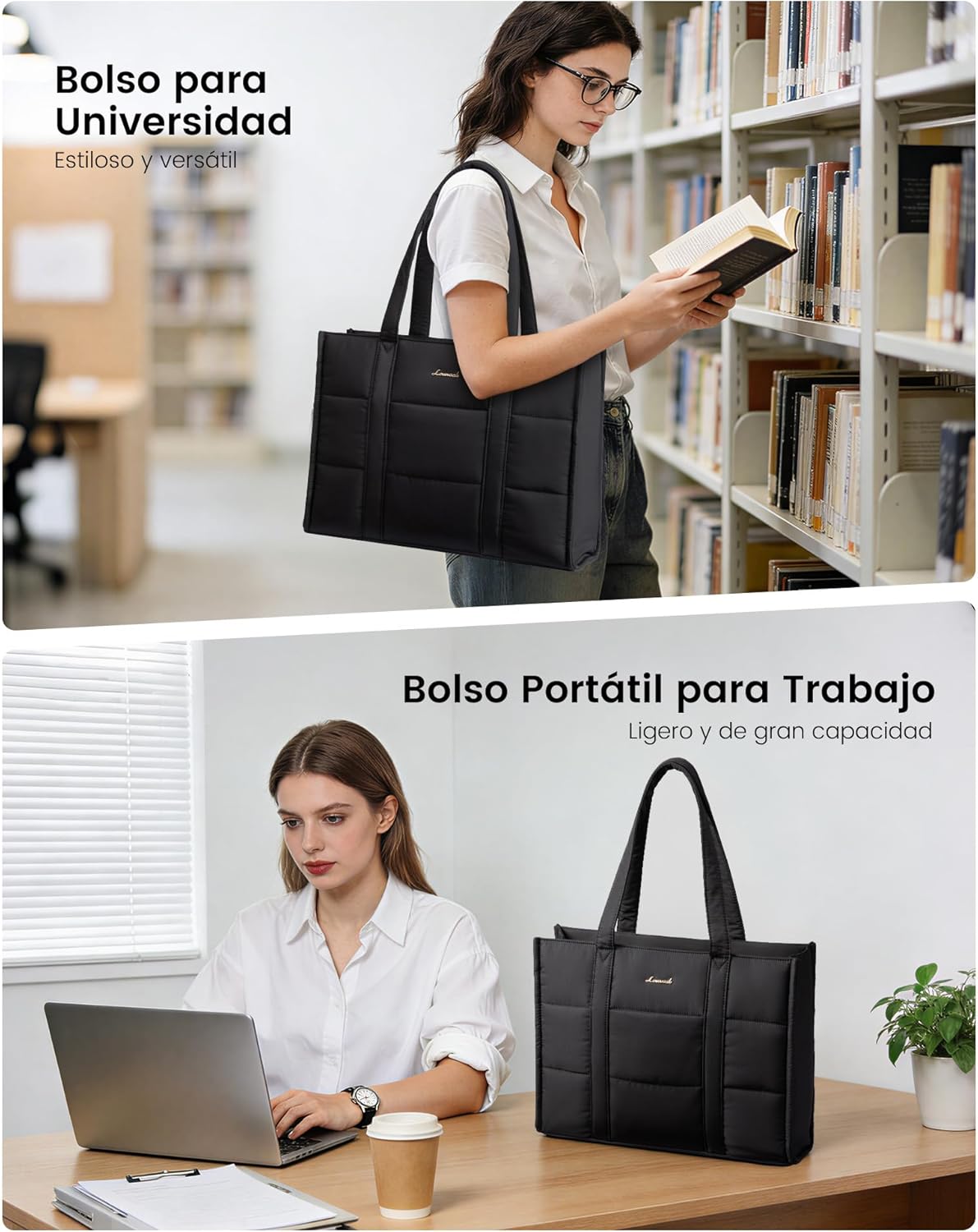 Thumbnail 1 de LOVEVOOK Bolso Mujer Grande 40x28x13,4 cm