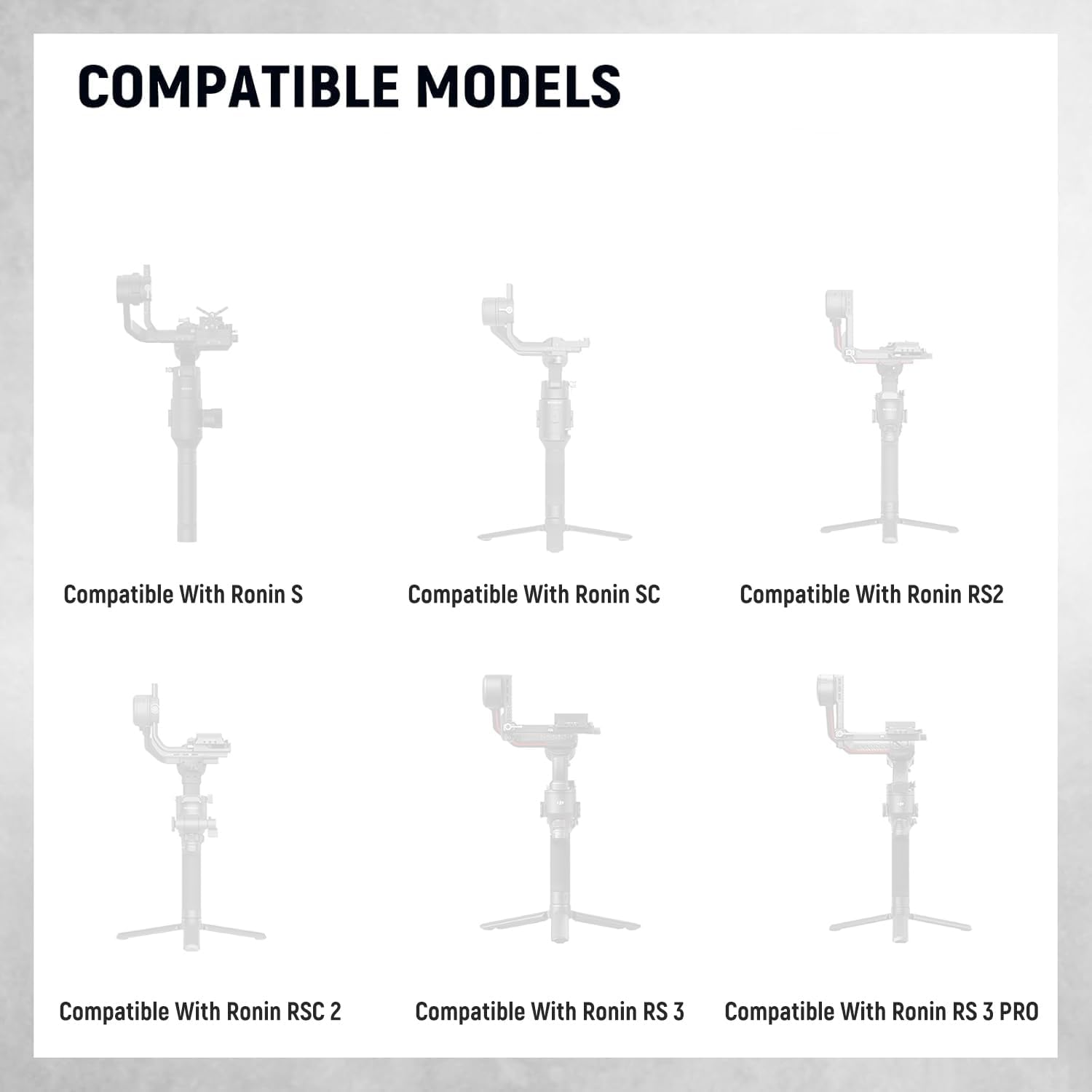 Thumbnail 1 de NEEWER GA006 – double poignée NATO compatible DJI Ronin (RS4/RS4 Pro/RS3/RS3 Pro/RS2/RSC2, etc.)