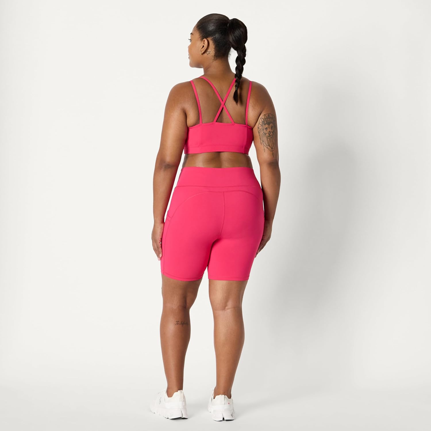 Thumbnail 6 de Amazon Essentials Women’s Active Total Train High-Waist 7" Gym Workout Biker Shorts with Pockets