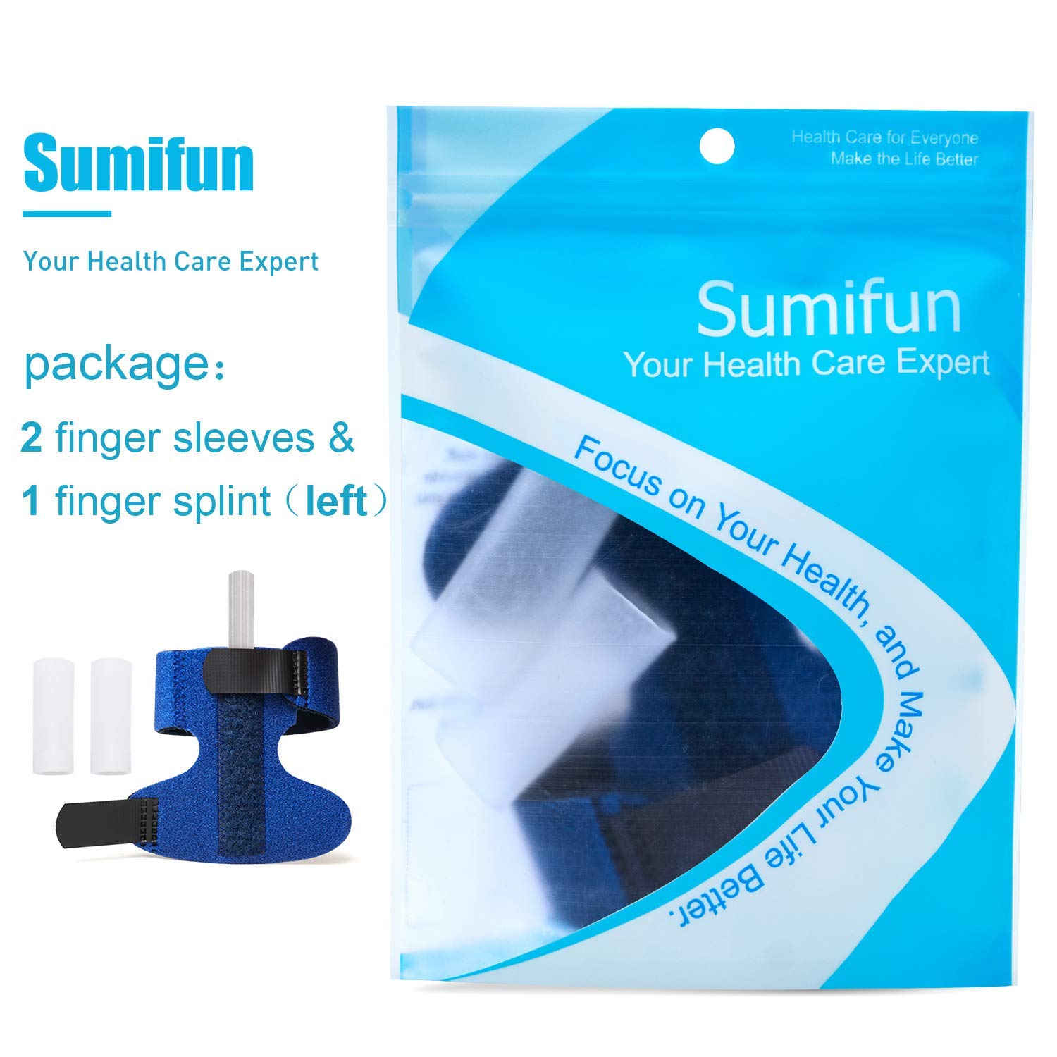 Thumbnail 6 de Sumifun Finger Splints for Hands – Adjustable Finger Brace with Built-in Aluminium Bar