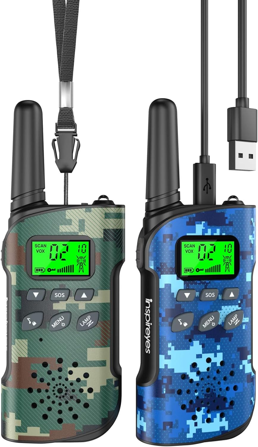 Detalle de Kids rechargeable walkie talkies 48-hour