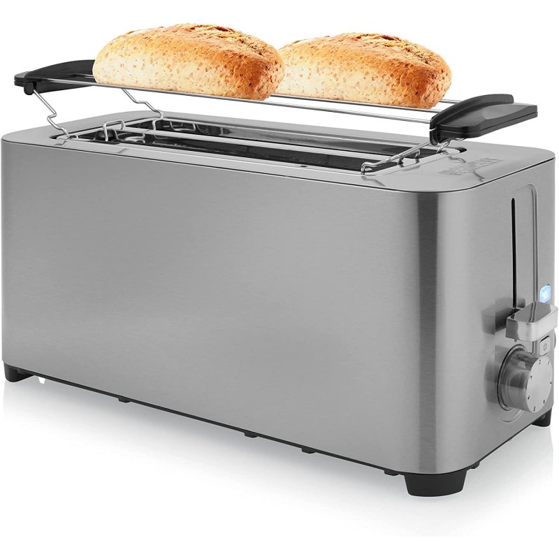 Detalle 2 de Princess 142402 Tostadora 2 Rebanadas 1400W: tostado rápido y uniforme en acero inoxidable