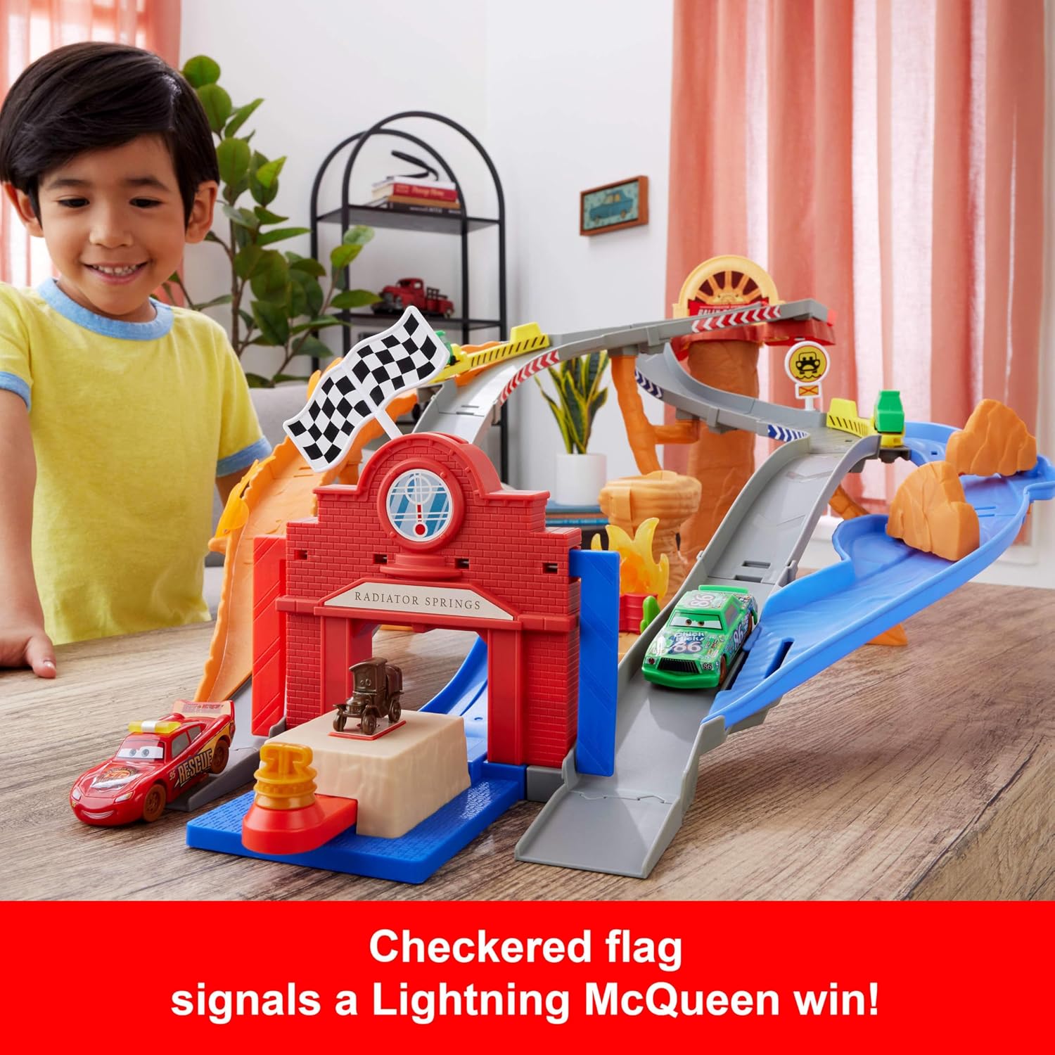 Thumbnail 4 de Mattel Cars Toy Playset Rescue Raceway 4