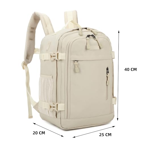 Detalle de Mochila de cabina RAYKONG 40x20x25 cm (20 L) Beige