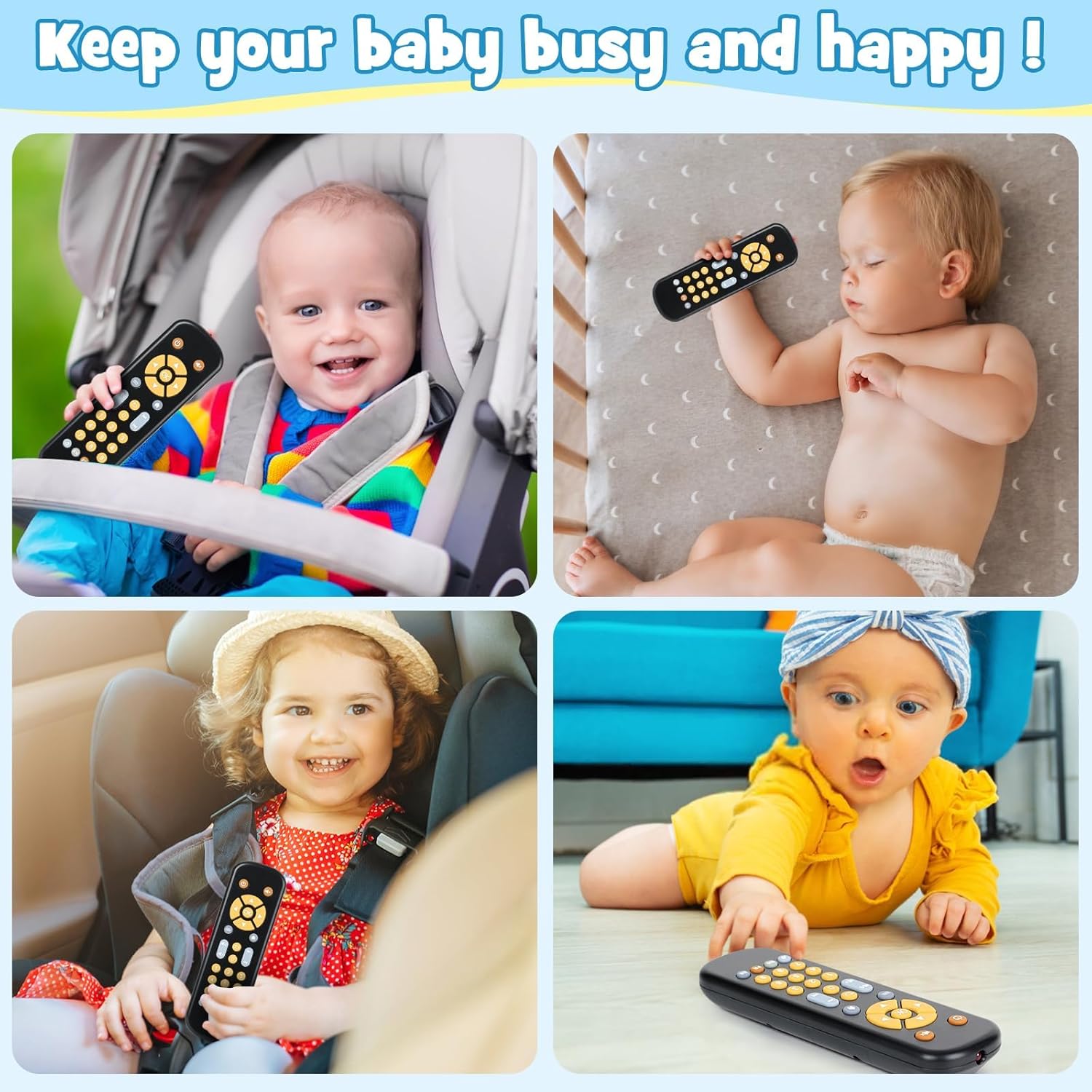 Thumbnail 6 de Bambebe Baby TV Telecomando con Luce e Suono: giocattolo multilingue per bambini dai 6 mesi