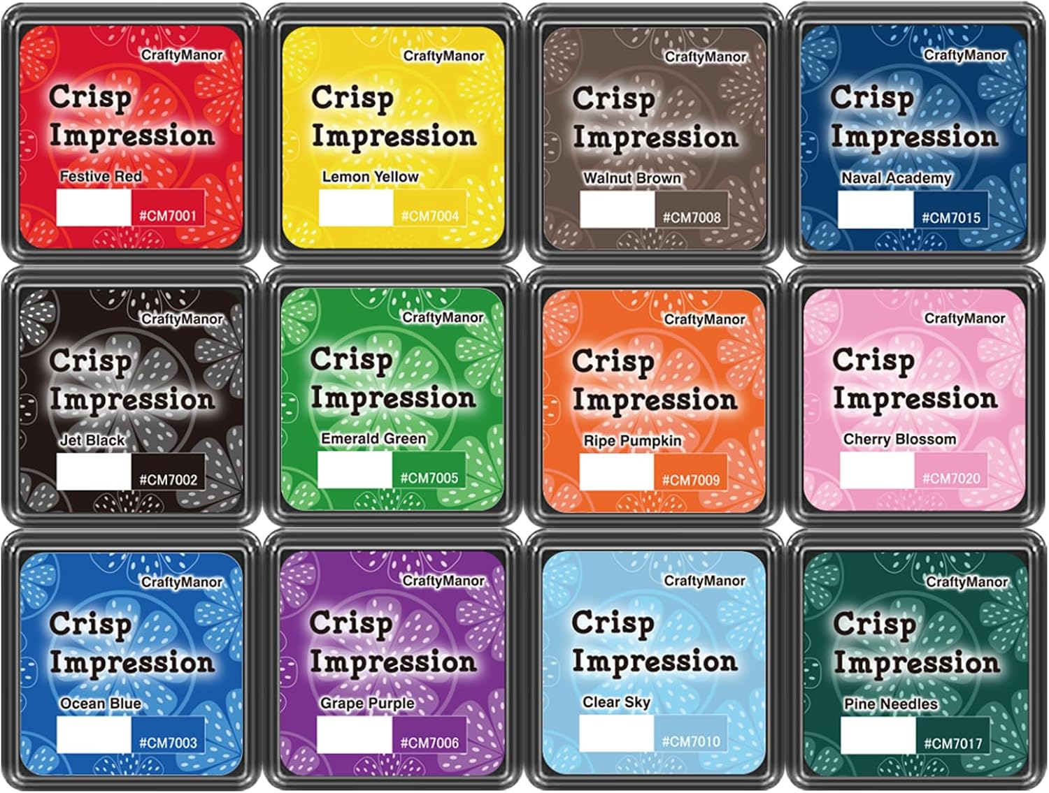 Thumbnail 6 de CraftyManor Mini Stamp Ink Pads, 8-Color