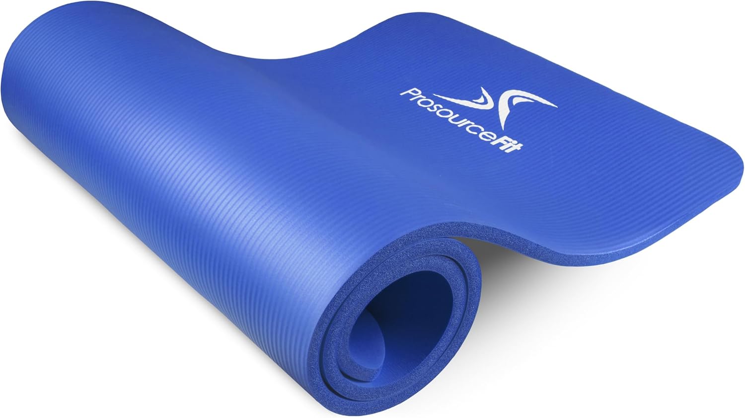 Detalle de ProsourceFit Tapete de Yoga y Pilates Extra Grueso 1/2” (13 mm), 71” de largo – alta densidad con espuma de confort y correa de transporte