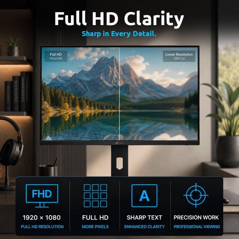 Detalle 2 de Monitor Alurin CoreVision 27″ IPS 144 Hz: soporte de altitud ajustable, HDR10 y 1 ms